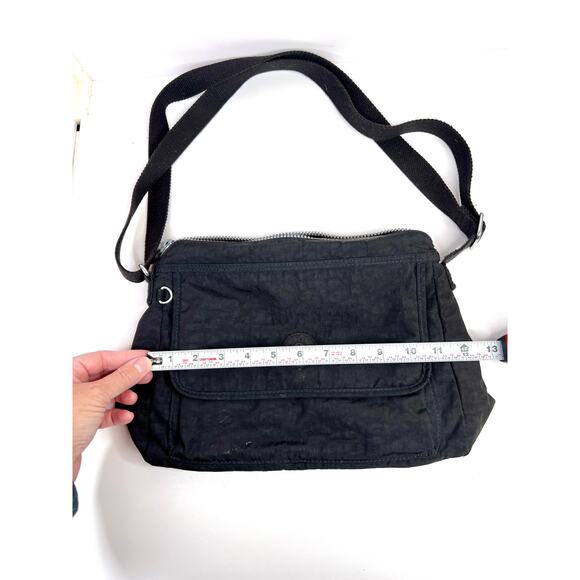Kipling Aisling Crossbody Bag Black Noir Adjustable Strap 12x9x4 - Picture 11 of 16